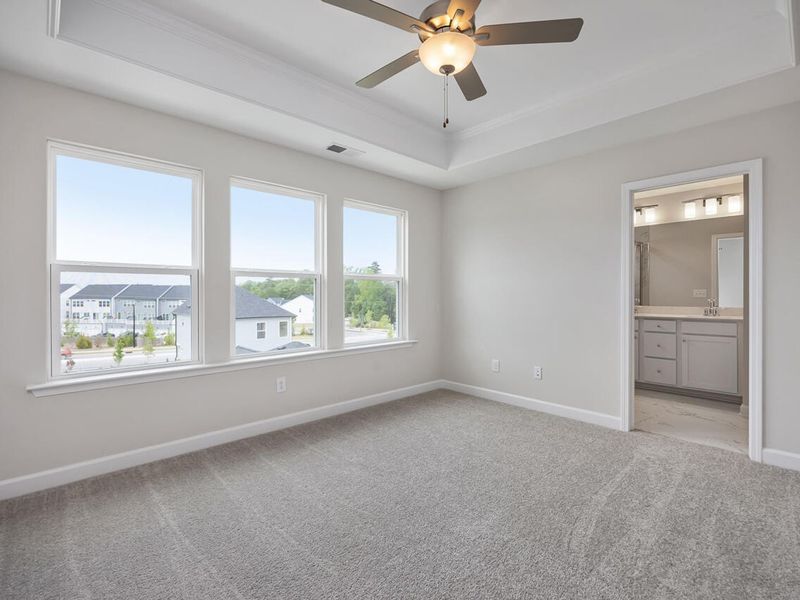 Spacious, unfurnished interior of a new home in Forestville Yard Townhomes, Knightdale (Image 17).