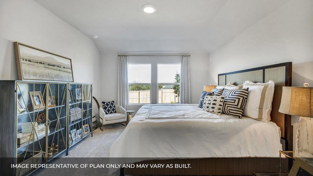 Furnished interior view inside a new home in Prairie Lakes, Buda (Image 22).