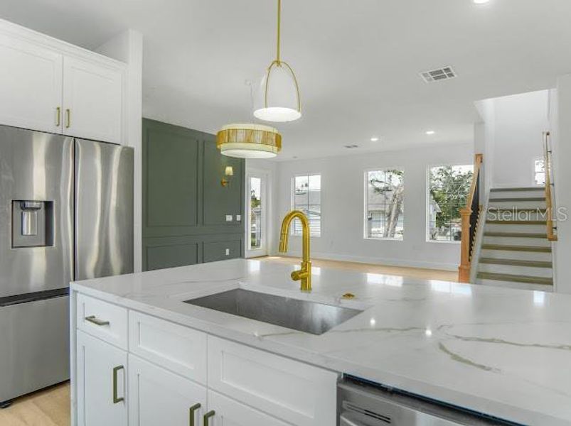 Furnished interior view inside a new home in , Oakland (Image 11).