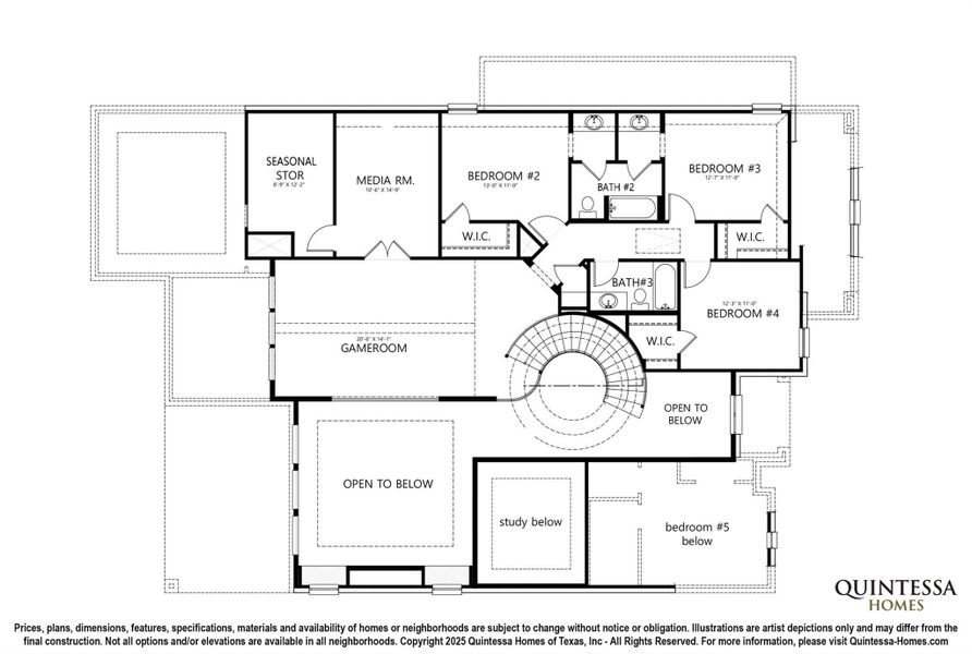 Artist Rendering of 2nd Floor Plan. Artist Rendering of 2nd Floor Plan.
