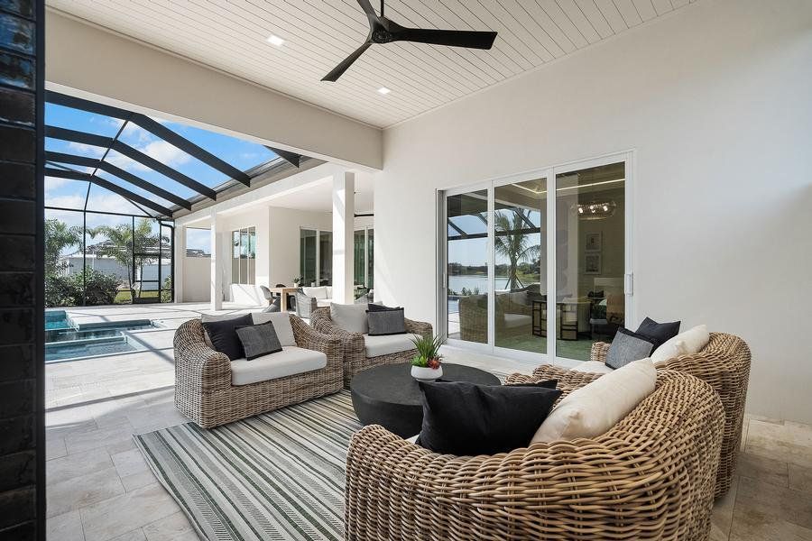Representative furnished interior of a home built from the Riviera by GHO Homes in The Reserve at Grand Harbor, Vero Beach (Image 86).