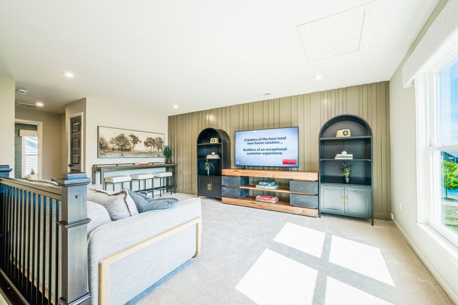 Representative furnished interior of a home built from the Camden by Fischer Homes in Easton Park, Dallas (Image 43).