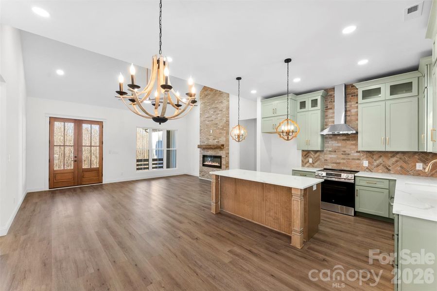 Furnished interior view inside a new home in , Kings Mountain (Image 13).