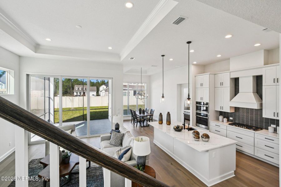 Furnished interior view inside a new home in Nocatee, Ponte Vedra (Image 52).