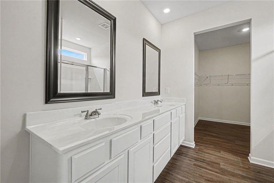 Furnished interior view inside a new home in Villages at Cedar Hill, Dallas (Image 15).