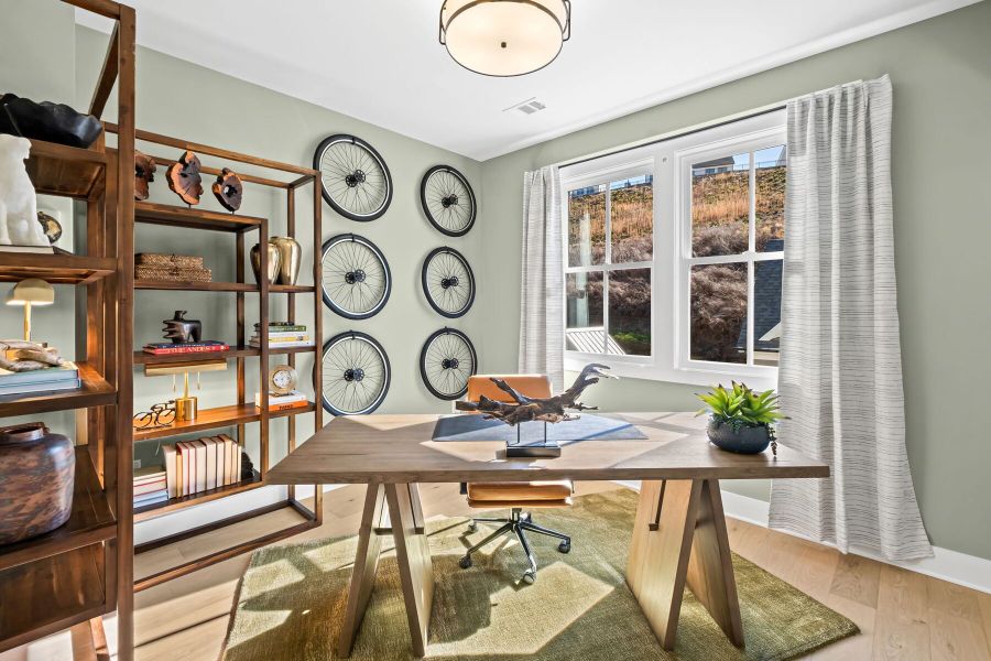 Representative furnished interior of a home built from the The Arlington by JW Collection in The Heritage at Farmer's Crossing, Ball Ground (Image 16).