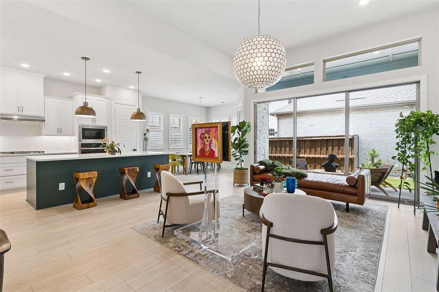 Furnished interior view inside a new home in Elements at Viridian - Garden Series, Arlington (Image 10).