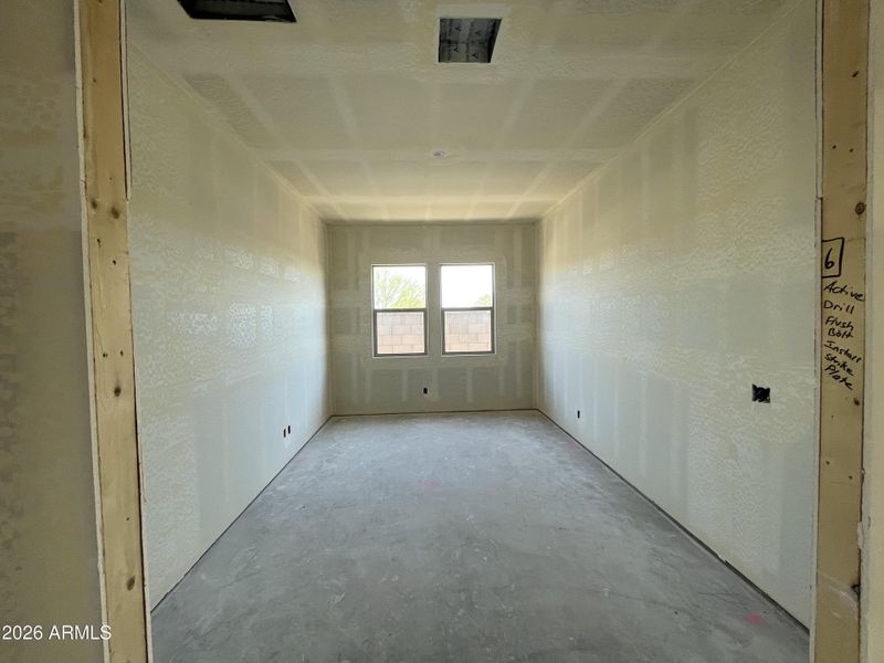 Den with Double Doors