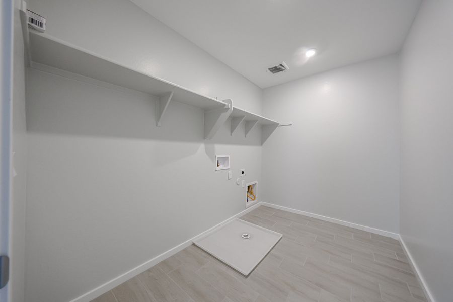 A room with white walls.