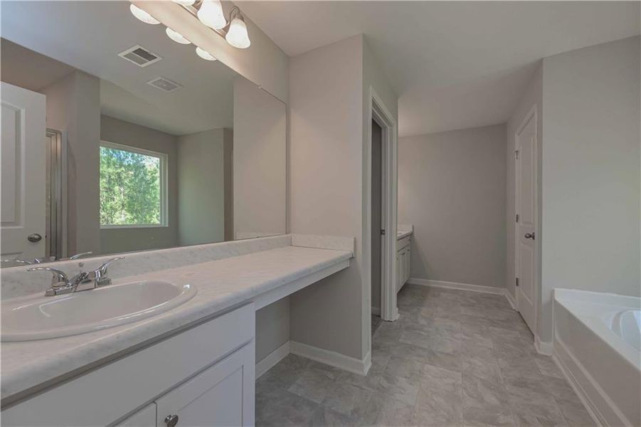 Furnished interior view inside a new home in , Newnan (Image 11).