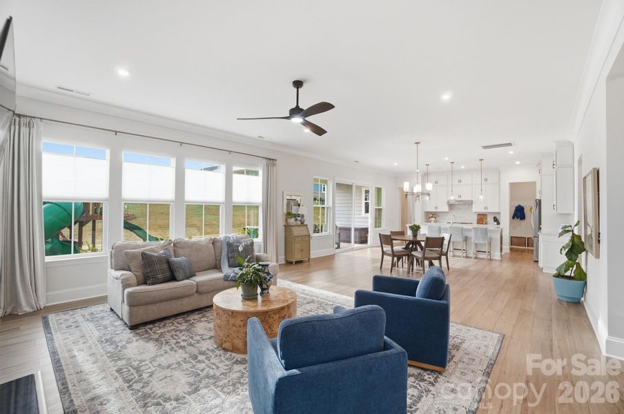Furnished interior view inside a new home in , Belmont (Image 39).