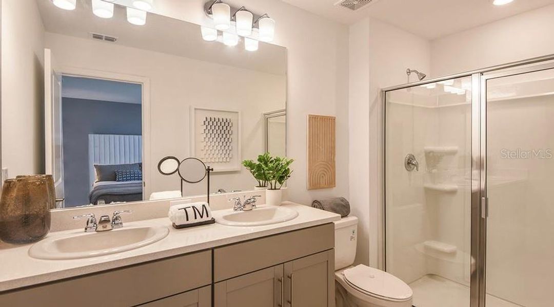 Furnished interior view inside a new home in The Townhomes at Azario Lakewood Ranch, Bradenton (Image 11).