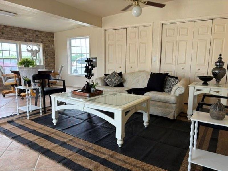 Furnished interior view inside a new home in , Graford (Image 11). Furnished interior view inside a new home in , Graford (Image 11).