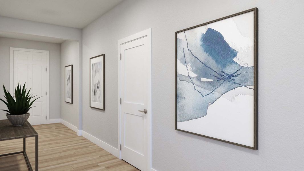 Front Door Hallway | Citrus | El Cidro | Goodyear, AZ | Landsea Homes