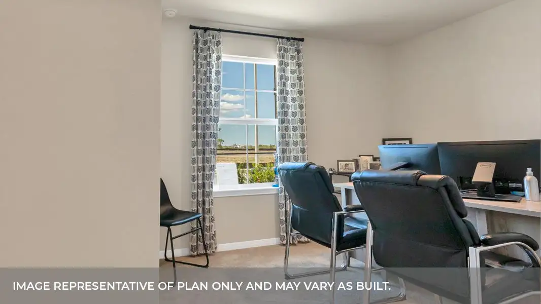 Furnished interior view inside a new home in Rosenbusch Ranch, Leander (Image 12).