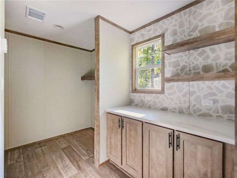 Furnished interior view inside a new home in , Clarkesville (Image 9).