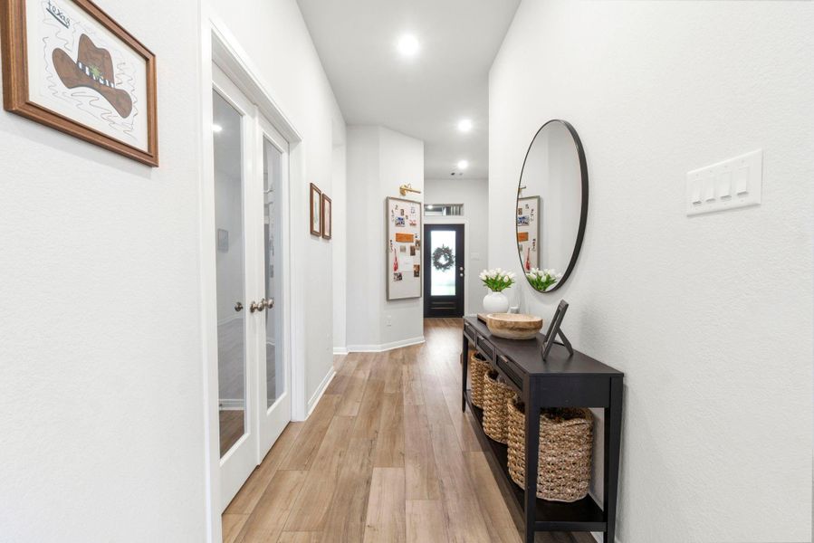 Furnished interior view inside a new home in , Willis (Image 17).