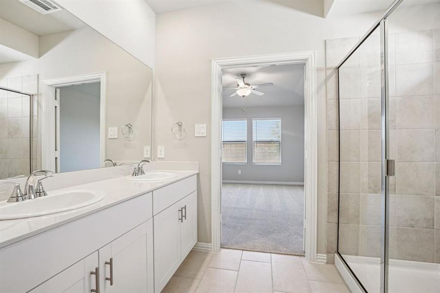 Furnished interior view inside a new home in Lakehaven - Signature Series, Farmersville (Image 17). Furnished interior view inside a new home in Lakehaven - Signature Series, Farmersville (Image 17).