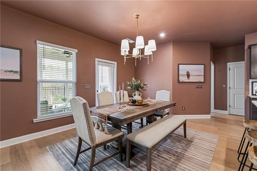 Furnished interior view inside a new home in , Hoschton (Image 7). Furnished interior view inside a new home in , Hoschton (Image 7).