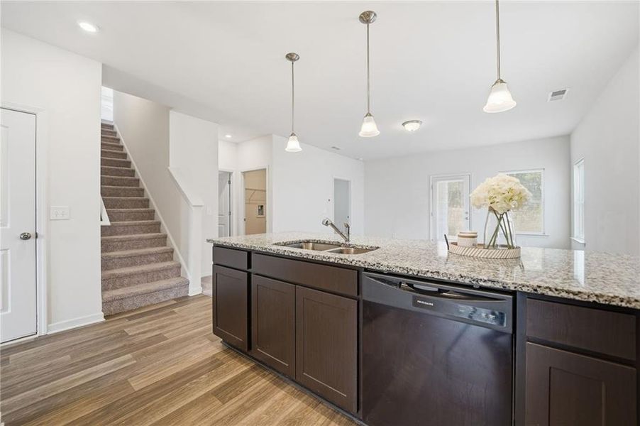 Furnished interior view inside a new home in , Cartersville (Image 12).
