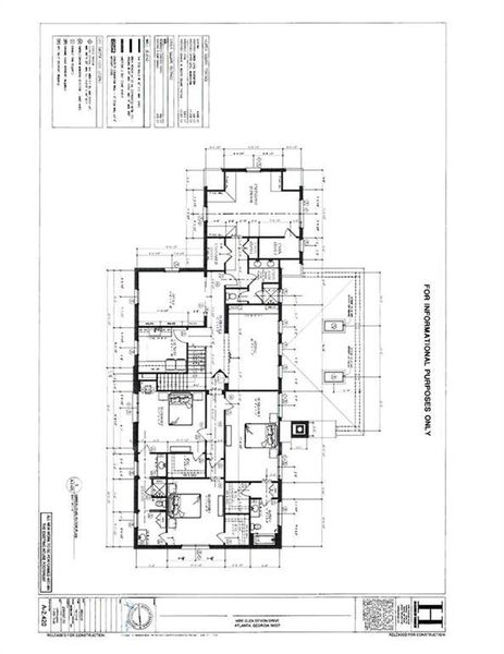 2D floor plan layout of this home in , Atlanta, GA (Image 6).