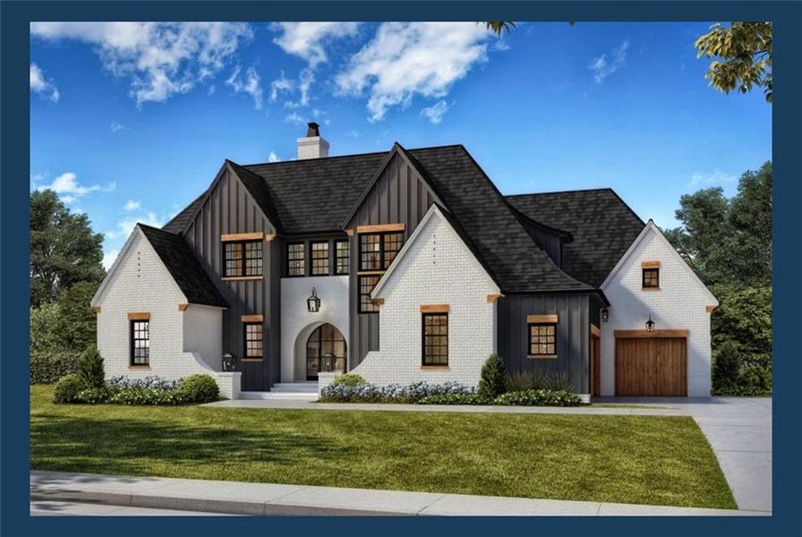 Front exterior of a new home in , Gainesville, GA, highlighting curb appeal (Image 23).