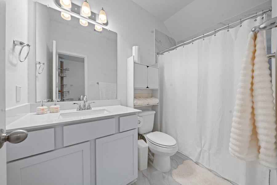 Furnished interior view inside a new home in , Cypress (Image 9).