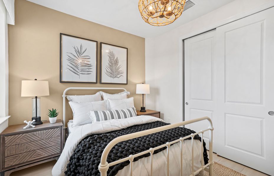 Guest bedroom with closet Guest bedroom with closet