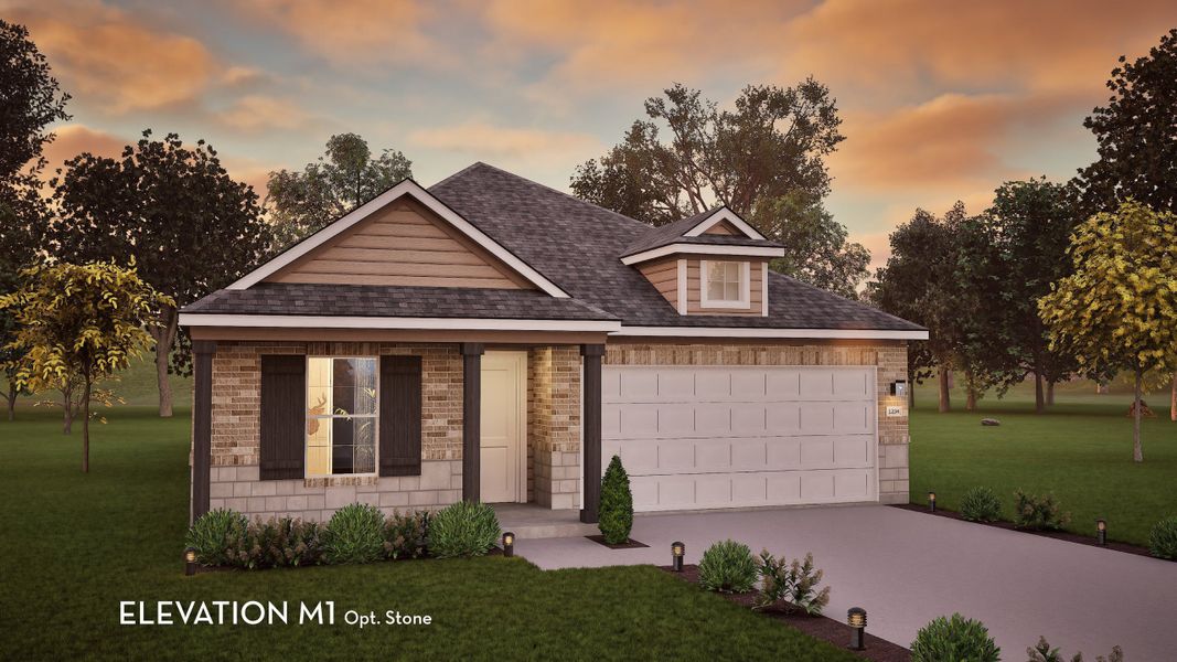 Representative exterior photo of a completed home built from the Aquila by CastleRock Communities in Lariat, Liberty Hill, TX (Image 19). Representative exterior photo of a completed home built from the Aquila by CastleRock Communities in Lariat, Liberty Hill, TX (Image 19).