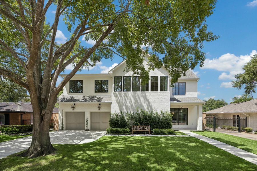 Front exterior of a new home in , Houston, TX, highlighting curb appeal (Image 2). Front exterior of a new home in , Houston, TX, highlighting curb appeal (Image 2).