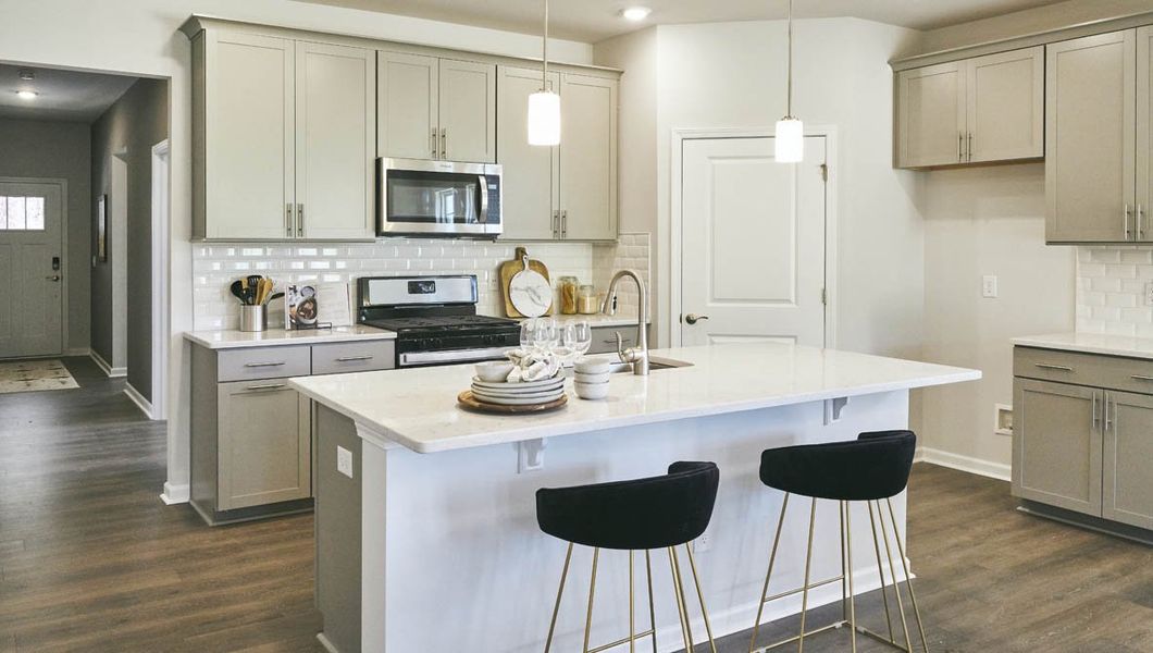 Representative furnished interior of a home built from the Dover by D.R. Horton in Quarry Hills - Freedom, Swepsonville (Image 24).