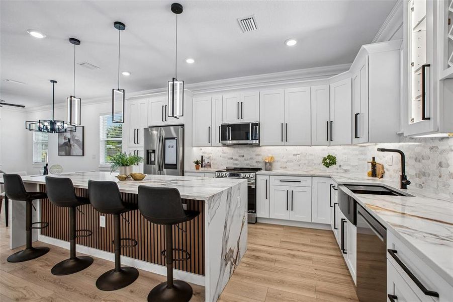 Furnished interior view inside a new home in , Tampa (Image 19).