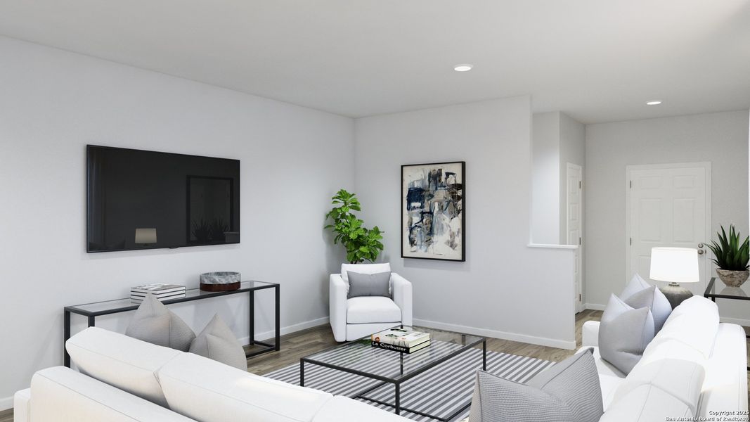 Furnished interior view inside a new home in Swenson Heights, Seguin (Image 13).