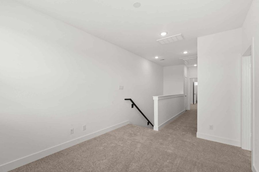 Spacious, unfurnished interior of a new home in Park Hill, Stafford (Image 40). Spacious, unfurnished interior of a new home in Park Hill, Stafford (Image 40).