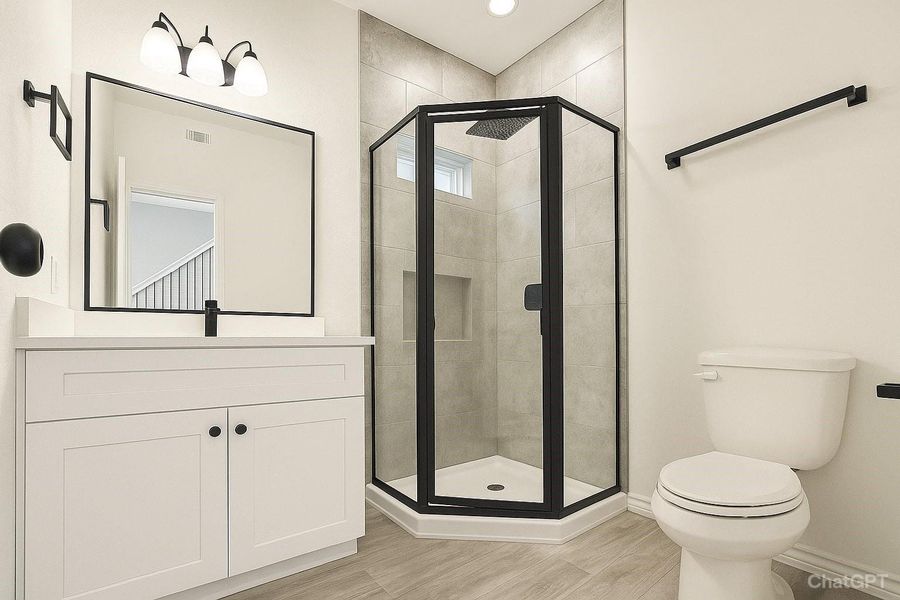 Furnished interior view inside a new home in Lake Conroe Village, Montgomery (Image 2). Furnished interior view inside a new home in Lake Conroe Village, Montgomery (Image 2).