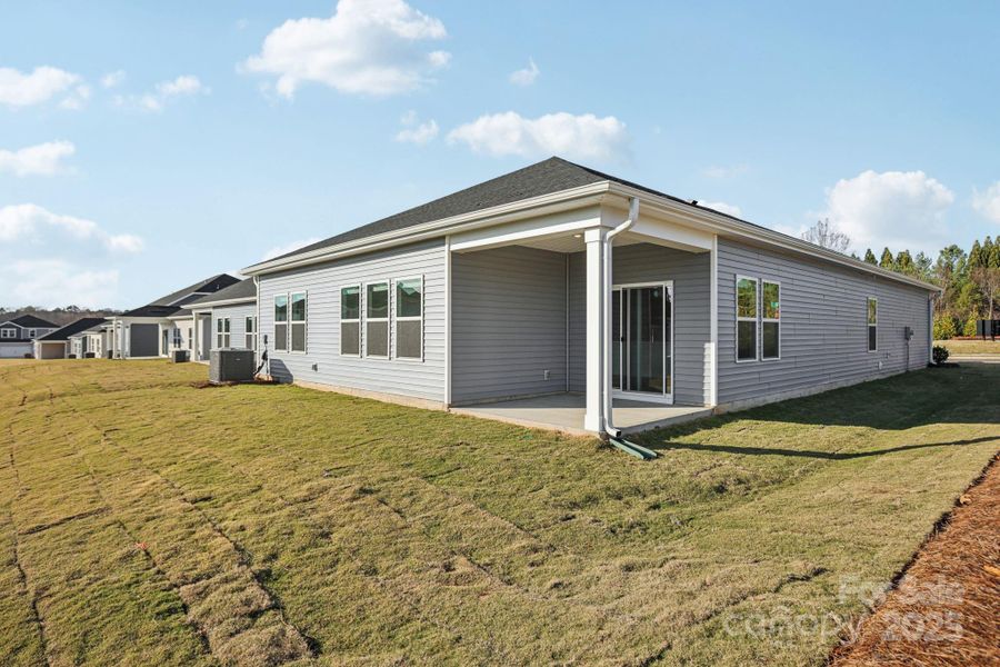 Exterior details and patio area of a home in Oxford Station, Salisbury (Image 3).