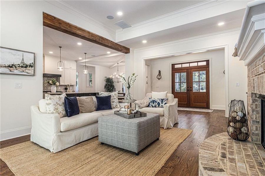 Furnished interior view inside a new home in , Canton (Image 15). Furnished interior view inside a new home in , Canton (Image 15).