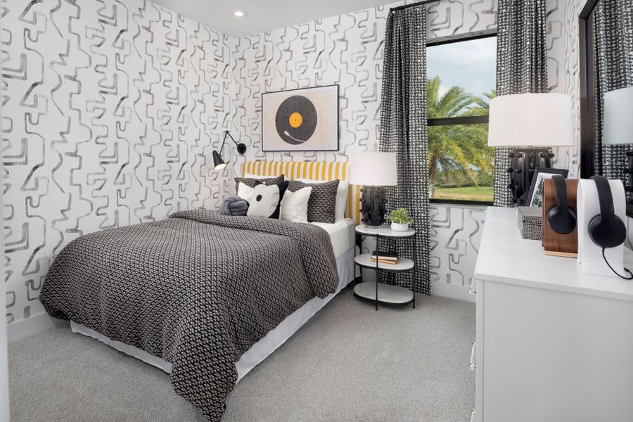 Representative furnished interior of a home built from the Marguerite by Mattamy Homes in Newfield, Palm City (Image 13).