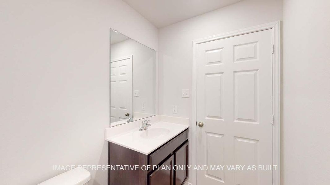 Furnished interior view inside a new home in , Orange (Image 11).