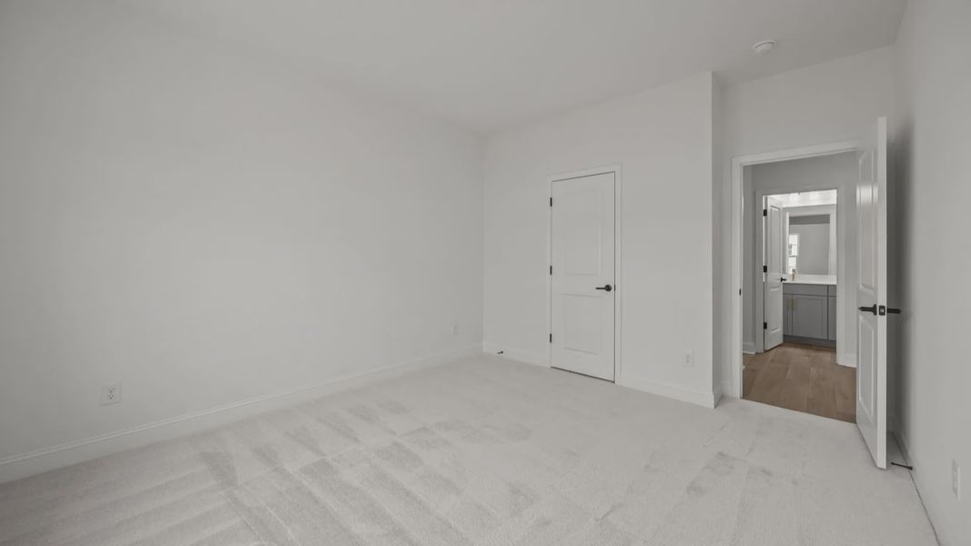 The Brentwood Plan by DRB Homes in River District, Charlotte NC.- Bedroom The Brentwood Plan by DRB Homes in River District, Charlotte NC.- Bedroom