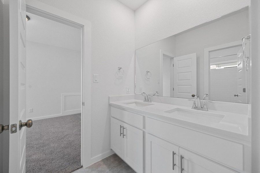 Furnished interior view inside a new home in University Heights, Round Rock (Image 14).