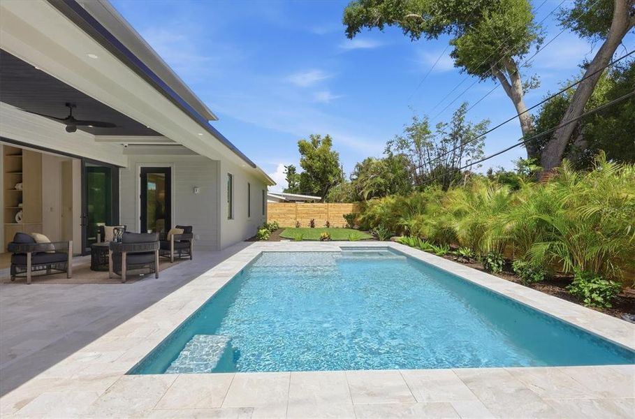 Exterior details and patio area of a home in , Sarasota (Image 31).