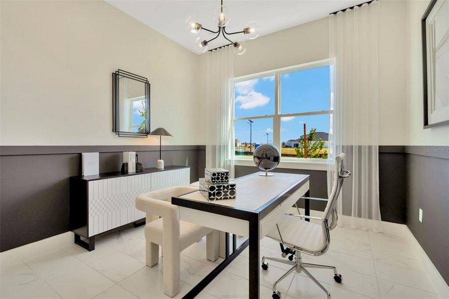 Furnished interior view inside a new home in Biscayne Landing at Seaire, Parrish (Image 30).