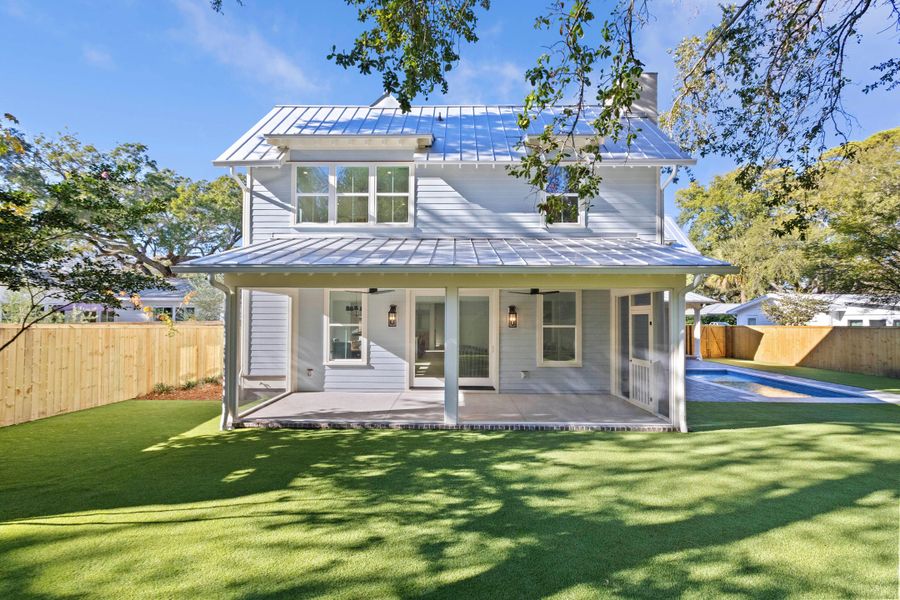 Exterior details and patio area of a home in , Mount Pleasant (Image 4). Exterior details and patio area of a home in , Mount Pleasant (Image 4).