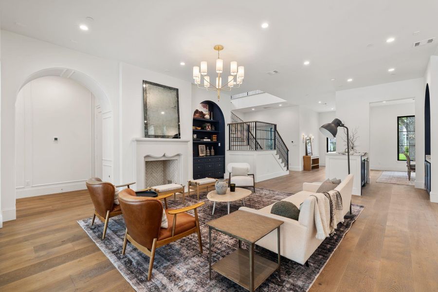 Furnished interior view inside a new home in , Houston (Image 13).