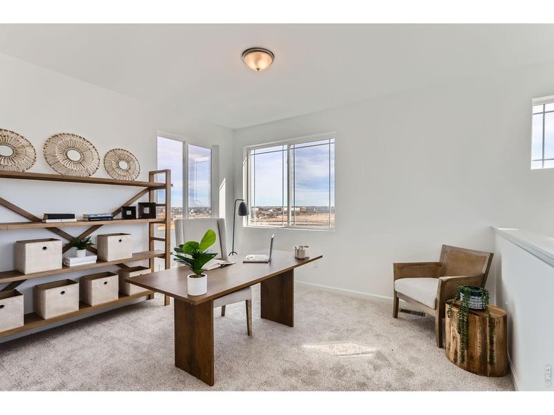 Furnished interior view inside a new home in Country Club Reserve, Fort Collins (Image 35).