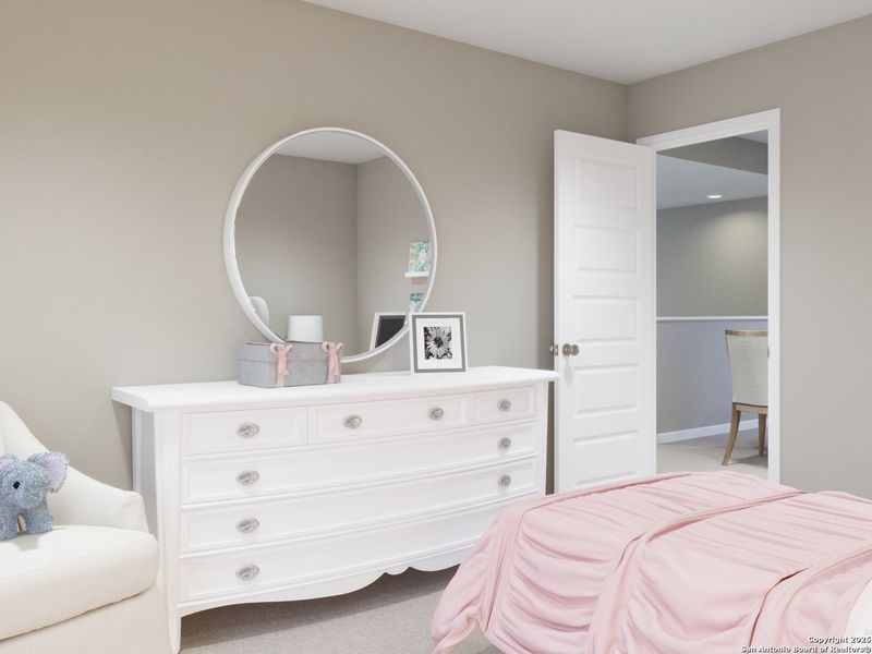 Furnished interior view inside a new home in Abbott Place, St. Hedwig (Image 24).