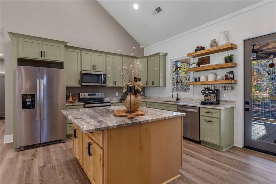Furnished interior view inside a new home in , Talking Rock (Image 6).