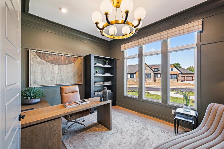 Representative furnished interior of a home built from the Winslow by Fischer Homes in Twin Lakes, Hoschton (Image 4).