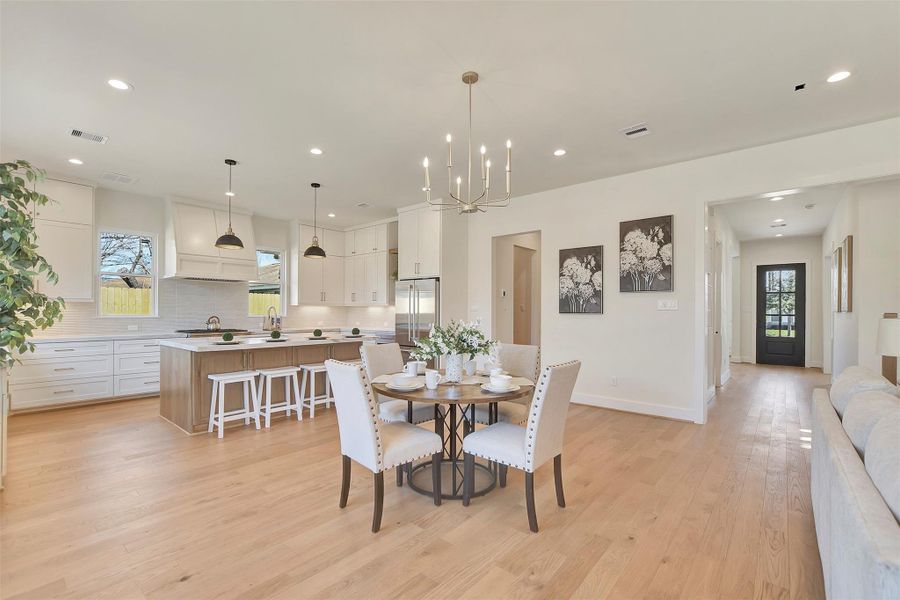 Furnished interior view inside a new home in , Houston (Image 29).